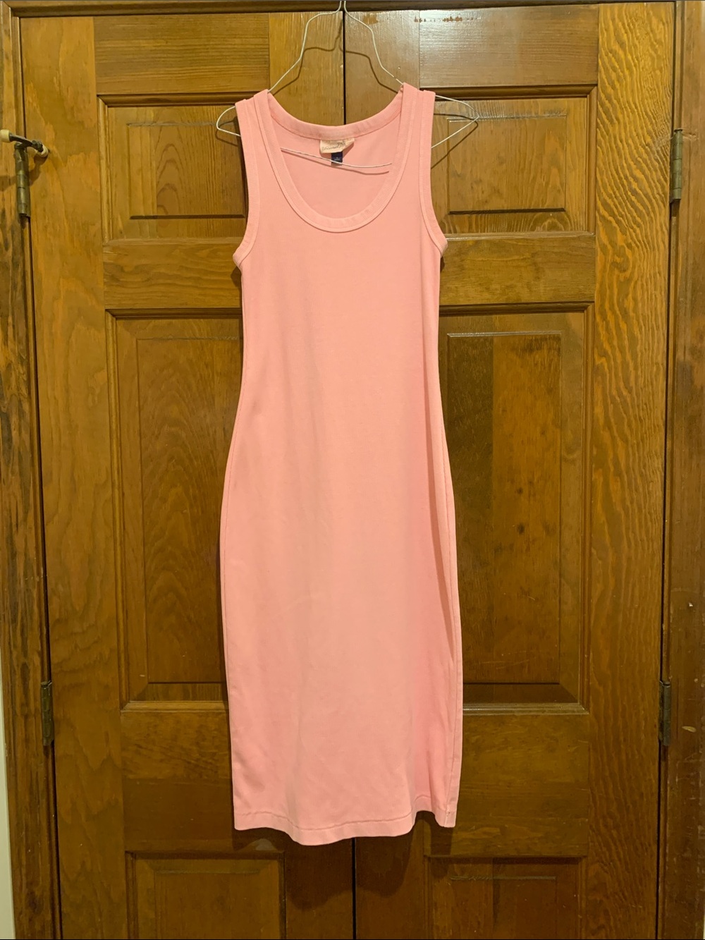 Universal Thread Pink Sleeveless Midi Tank Dress